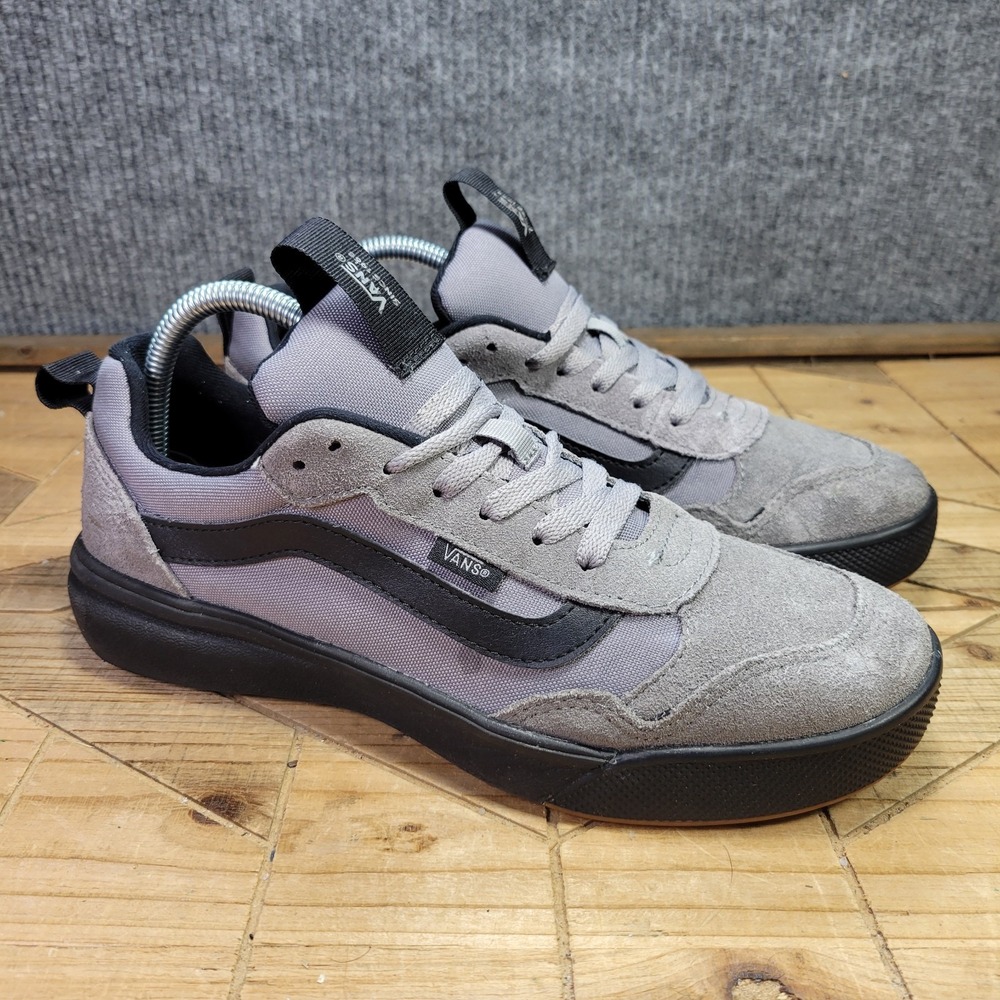 Vans Range Exp Men's Size US 8 Frost Gray Black Mesh Athletic Sneakers Shoes